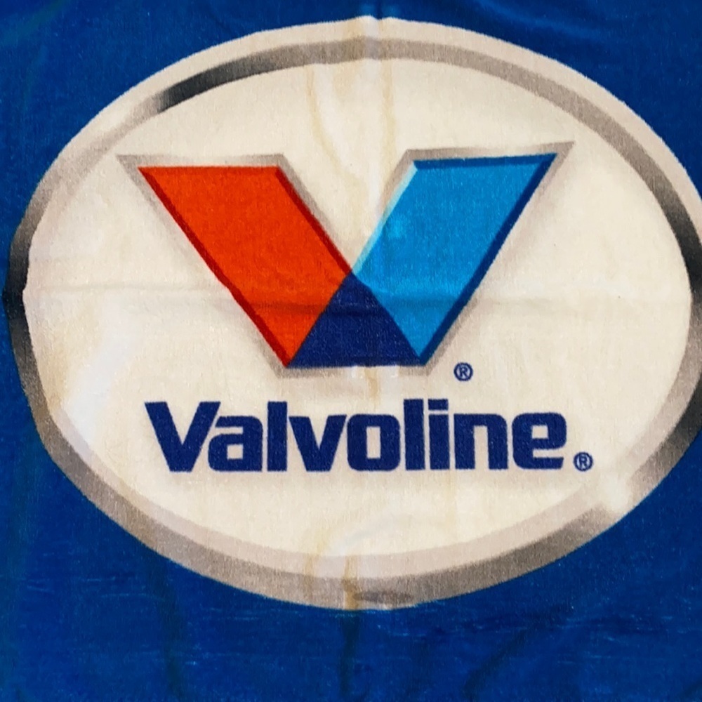 Vintage 1980's Valvoline Motor Oil Beach Towel